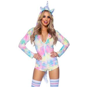 Comfy Unicorn Costume, Comfy 2-Piece Plush Velvet Romper